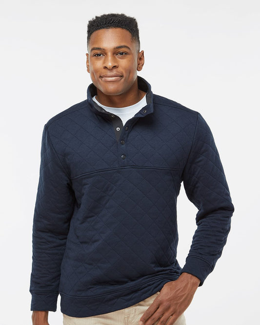 Men's Quilted Half-Snap Pullover - 8890