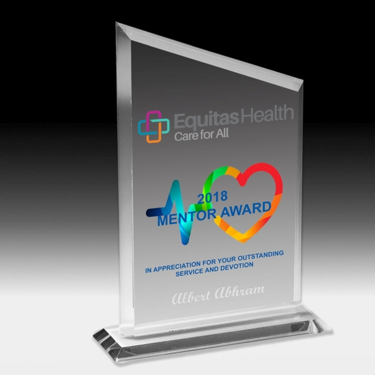 Laser Engraved Billboard Award (5 1/2"x 8 3/4"x 3/8")