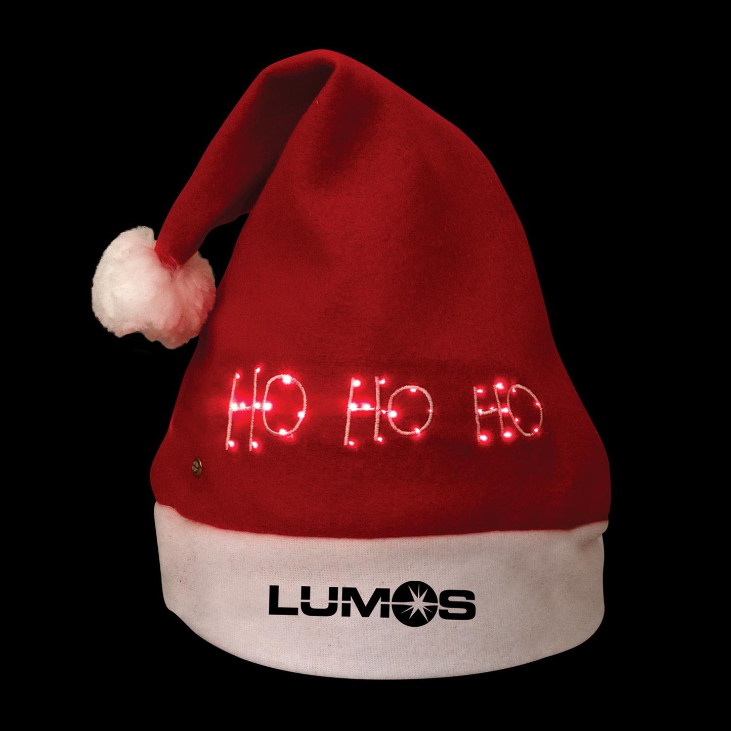 Red Light-Up Santa Hat
