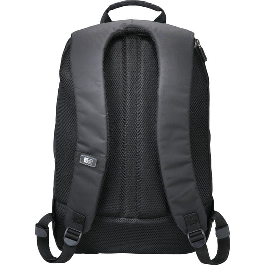 Front View of Black Case Logic 15" Computer and Tablet Backpack