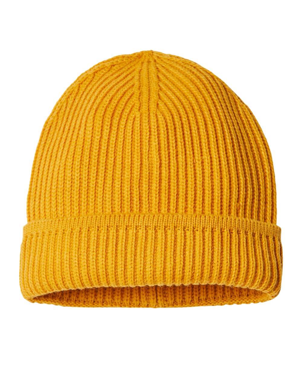 Sustainable Finish Edge Cuffed Beanie - MAPLE
