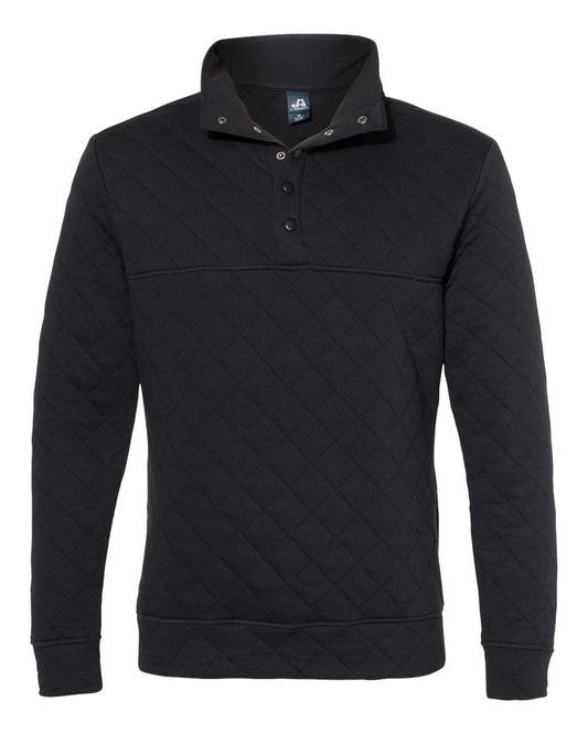 Men's Quilted Half-Snap Pullover - 8890
