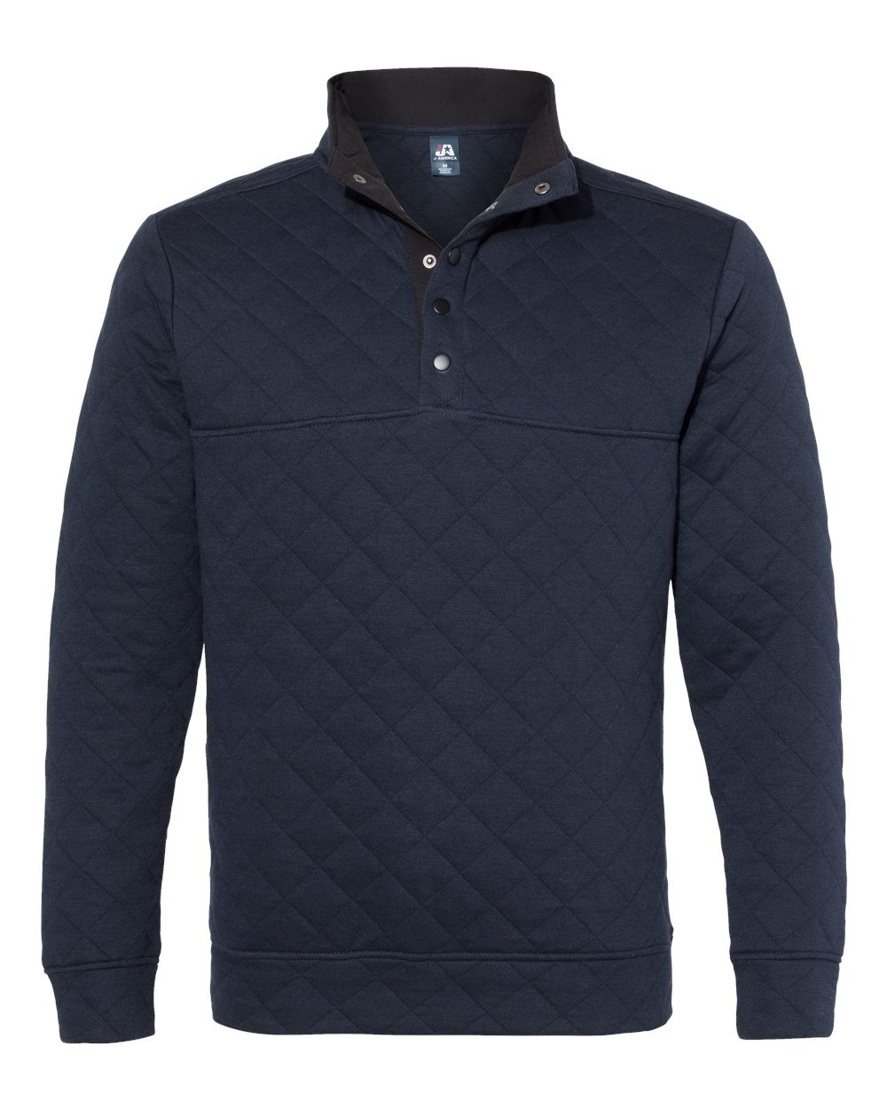 Men's Quilted Half-Snap Pullover - 8890