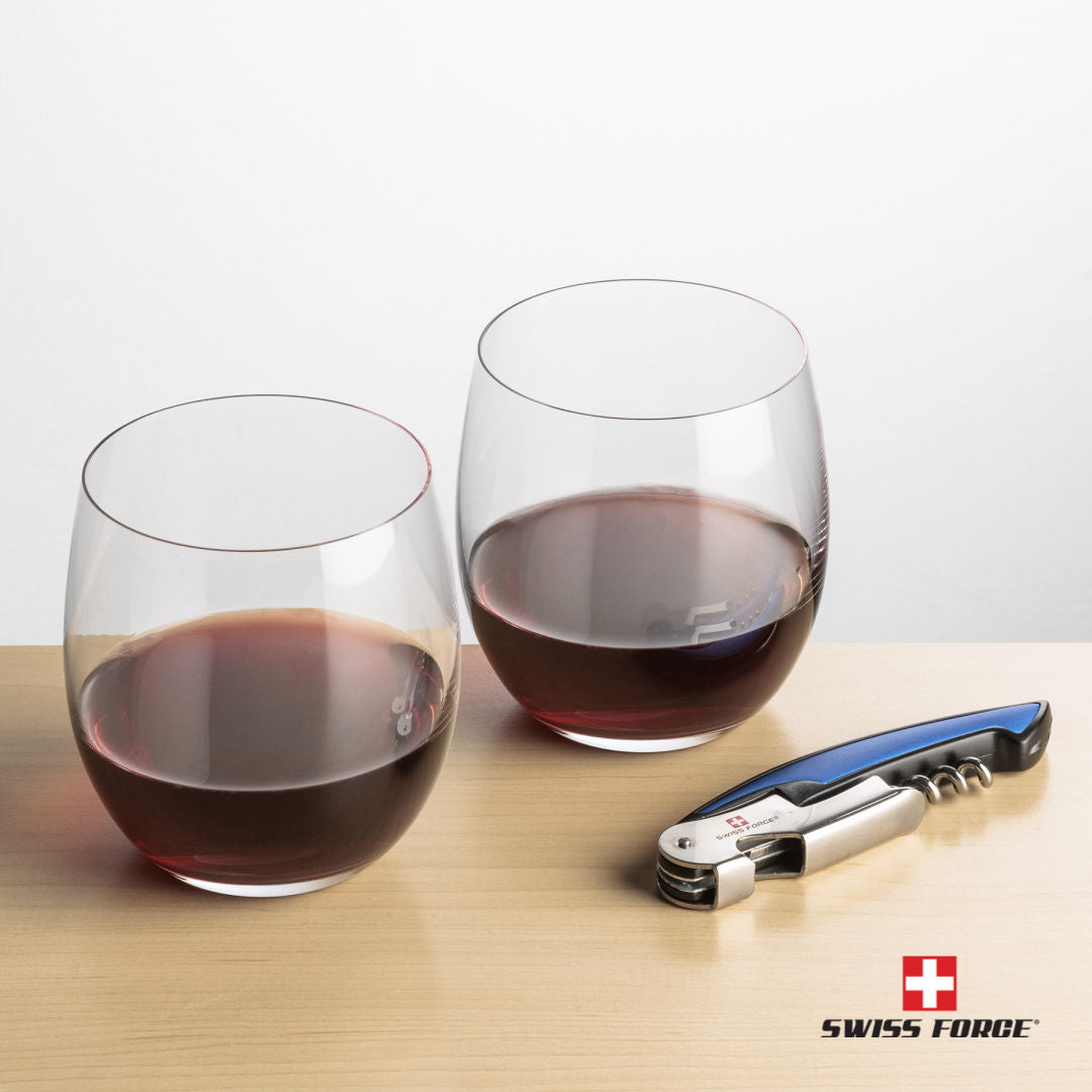 Swiss Force® Opener & Zacata Stemless Wine