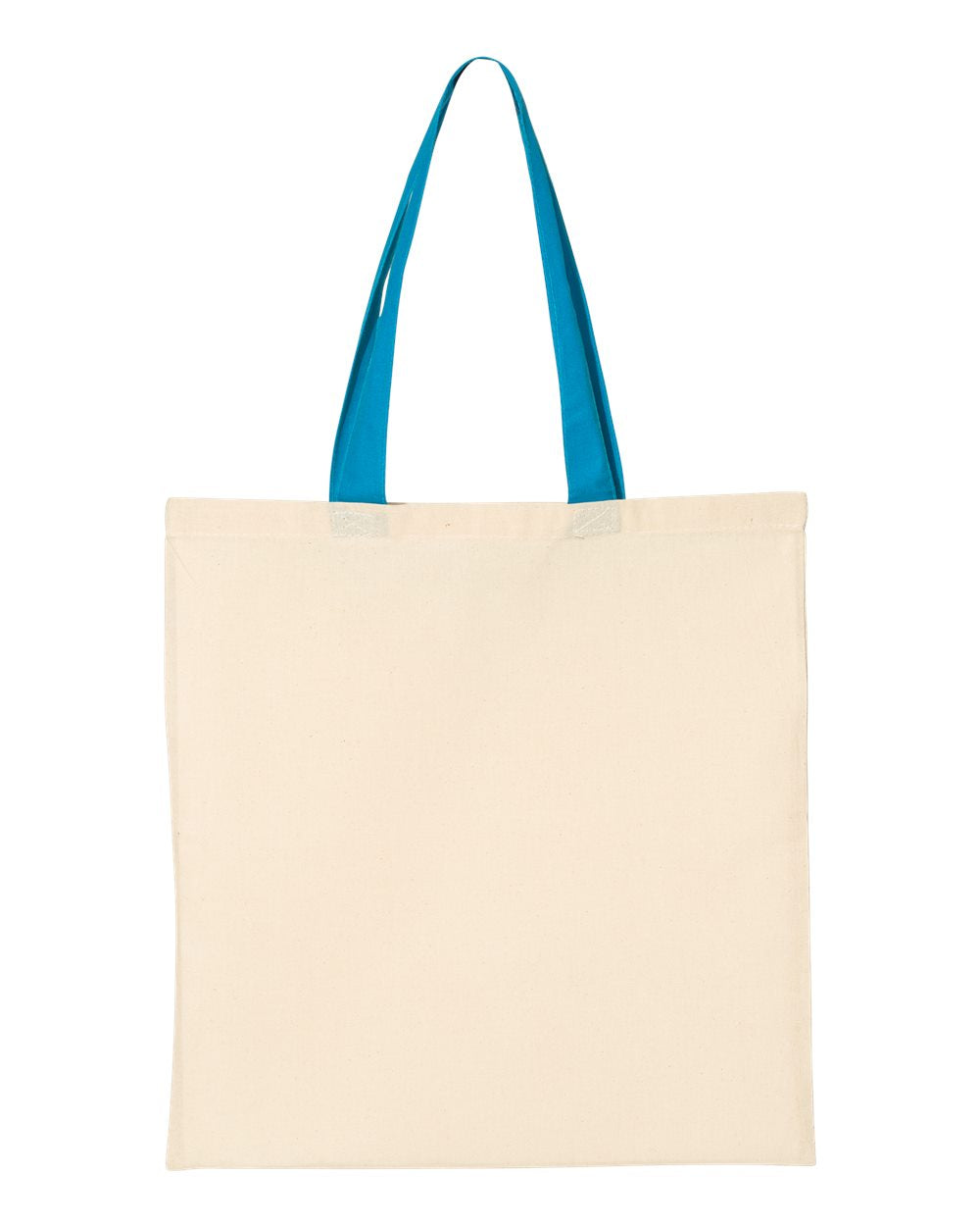 Economical Tote with Contrast-Color Handles - QTB6000