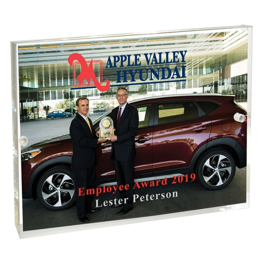 Laser Engraved Acrylic Magnetic Frame (5"x 7"x 3/4")