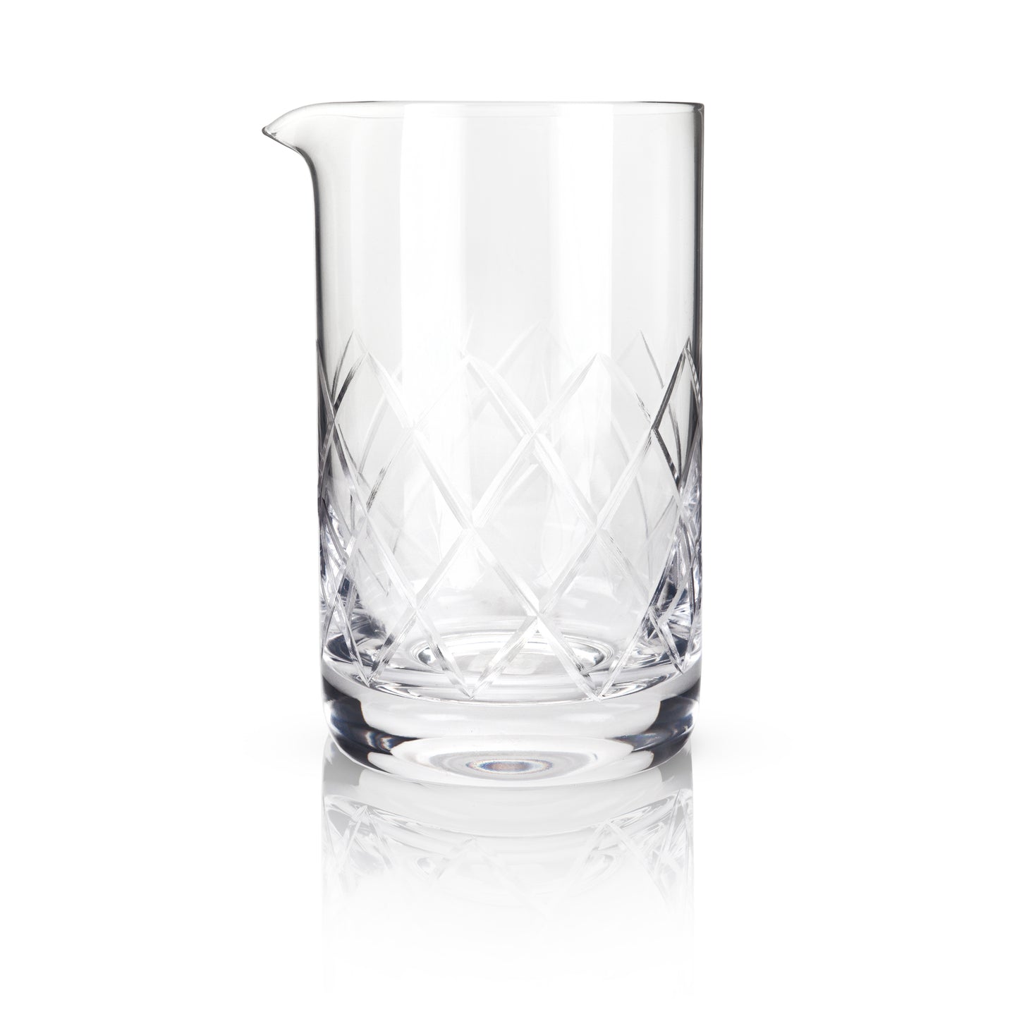 Viski® Large Cut-Crystal Mixing Glass