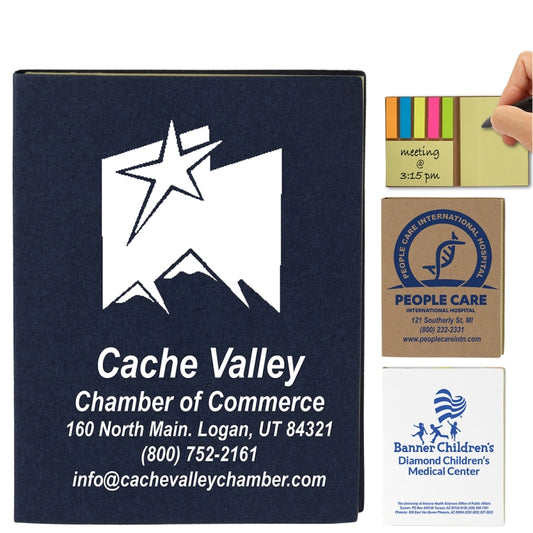 “LOOMIS” Small Eco Inspired Cover Sticky Notes & Flags