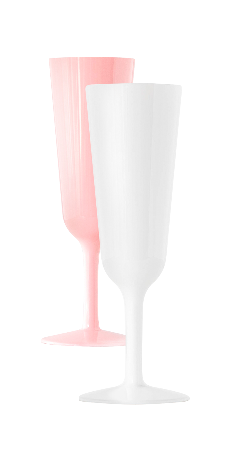 7oz Colored Champagne Flute