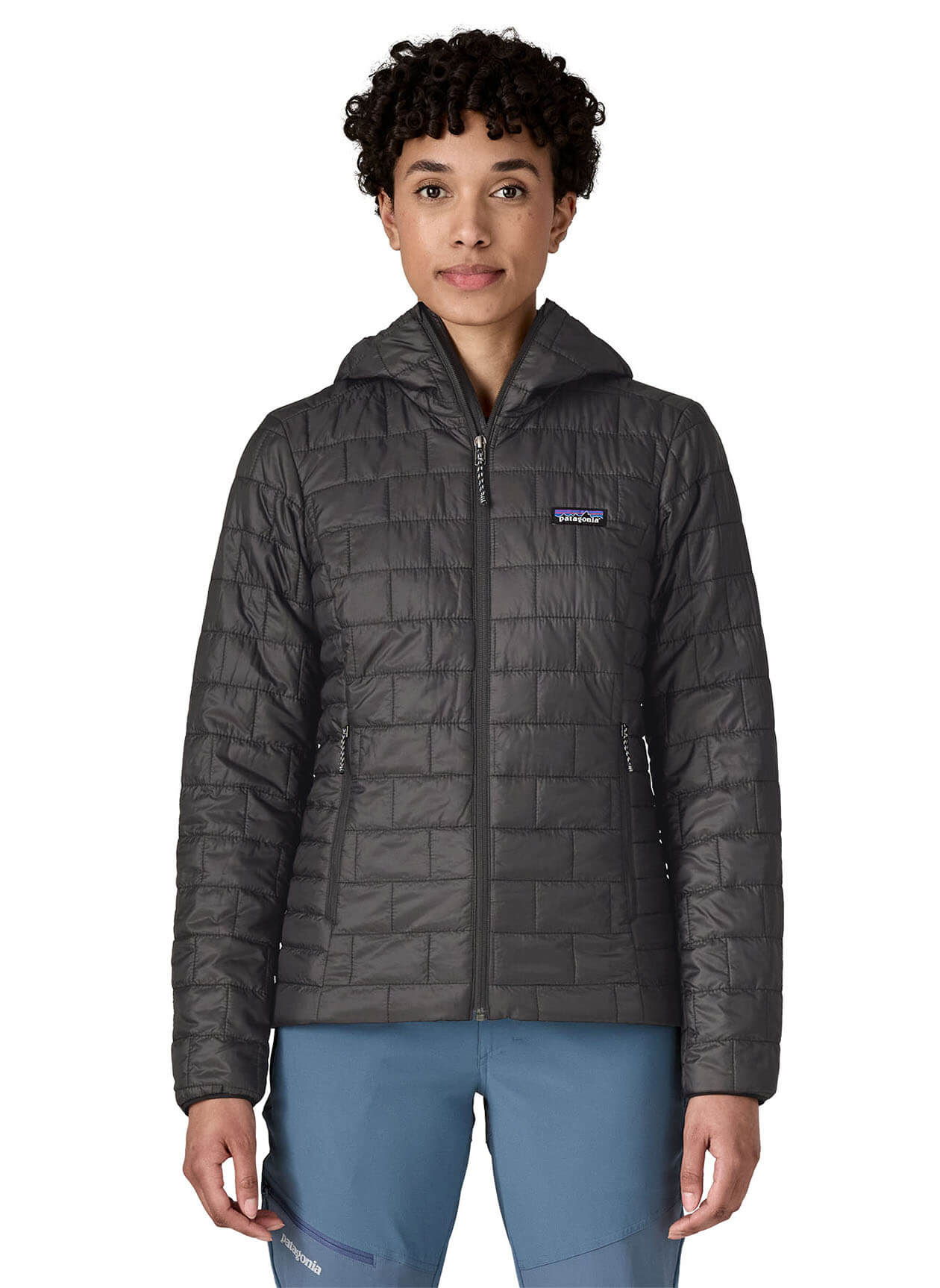 Patagonia Women's Nano Puff Hoody - Black - XXS