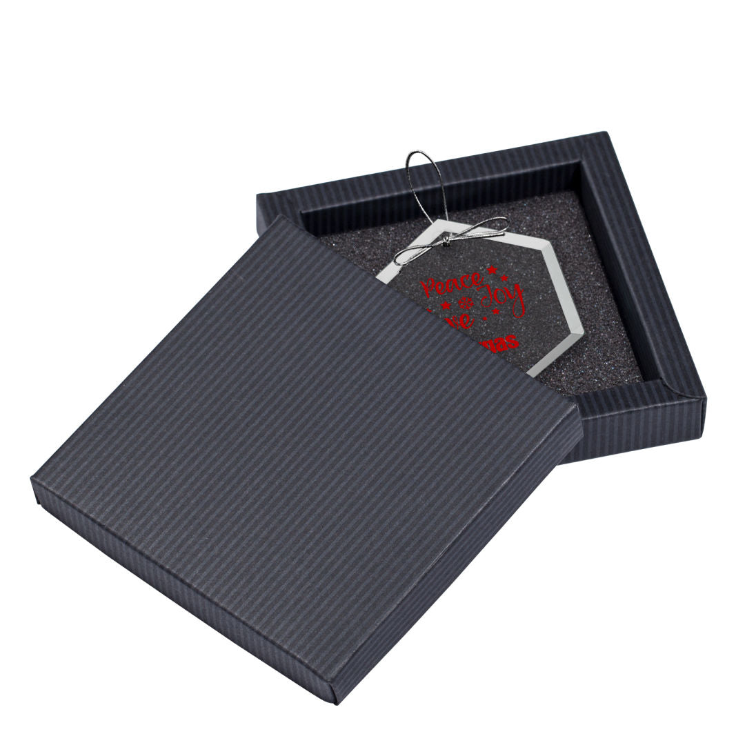 Jade Ornament - Hexagon Imprinted