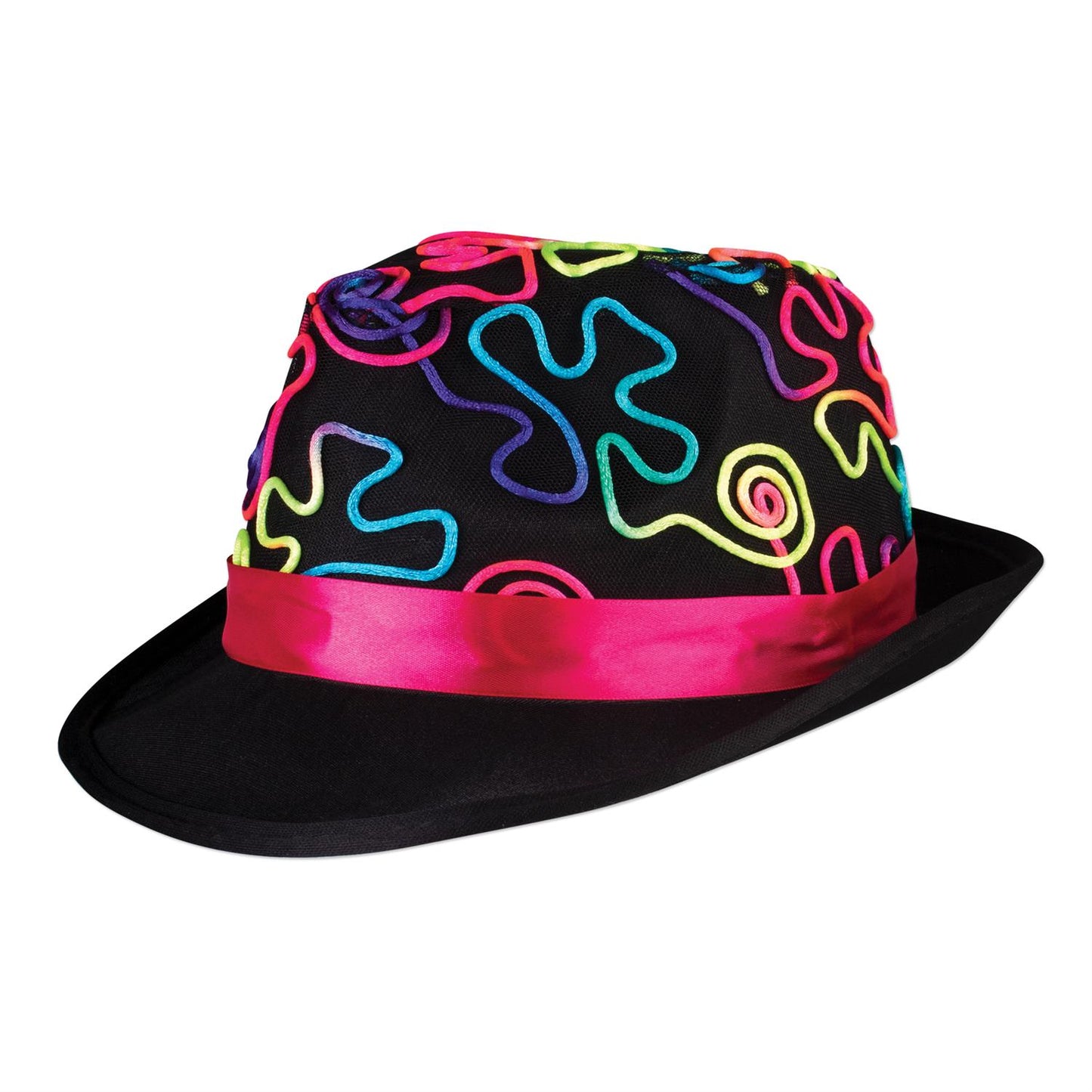 Neon Assorted Neon String Fedora