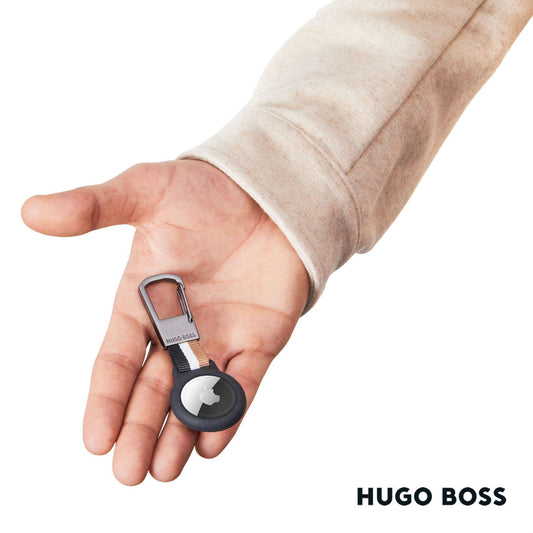 Hugo Boss® Iconic Key Ring With Air Tag Holder