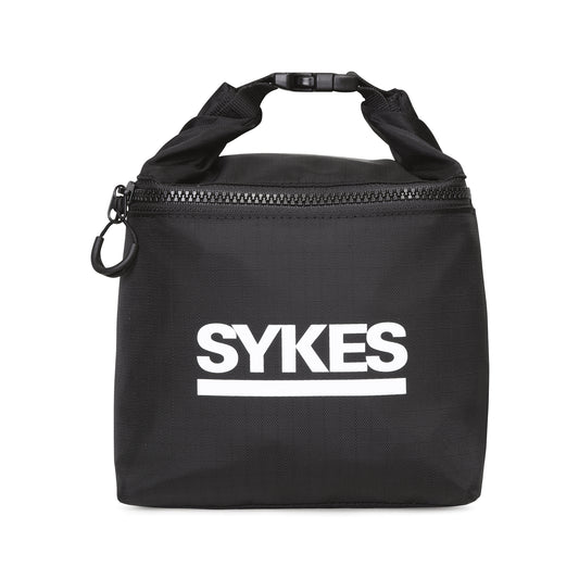 Black Remmy Wipeable Roll Top Pouch