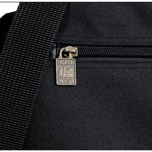 Black Northwest Expandable Messenger Bag