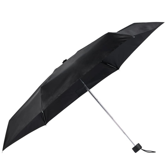 Front View of Black totes® 38" Mini Travel Umbrella