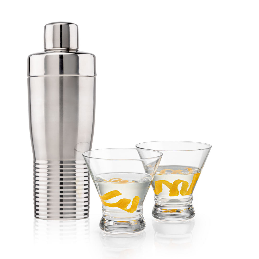 Genoa Shaker & Rideau Martini Set
