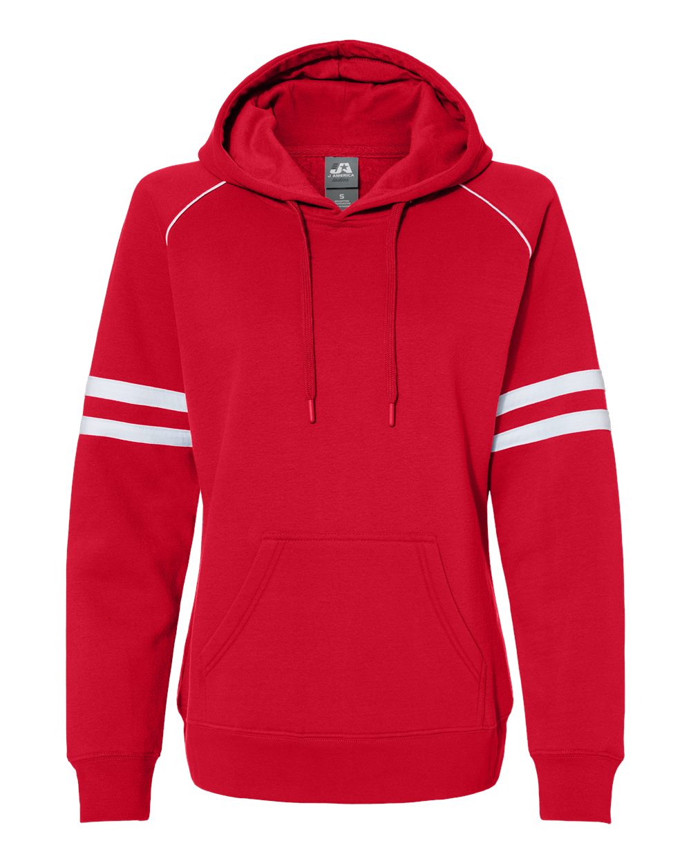 Women's Varsity Fleece Piped Hooded Sweatshirt - 8645