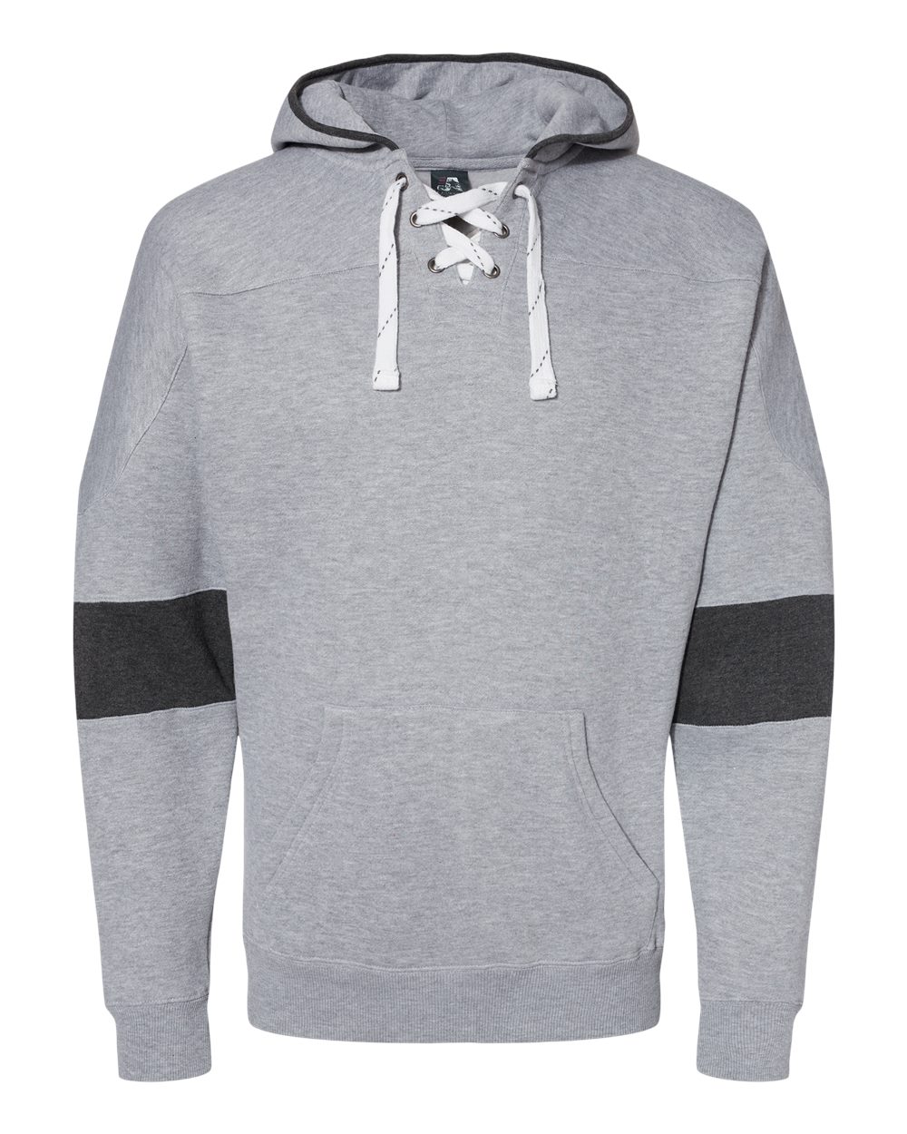 Men's Sport Lace Colorblocked Fleece Hooded Sweatshirt - 8832