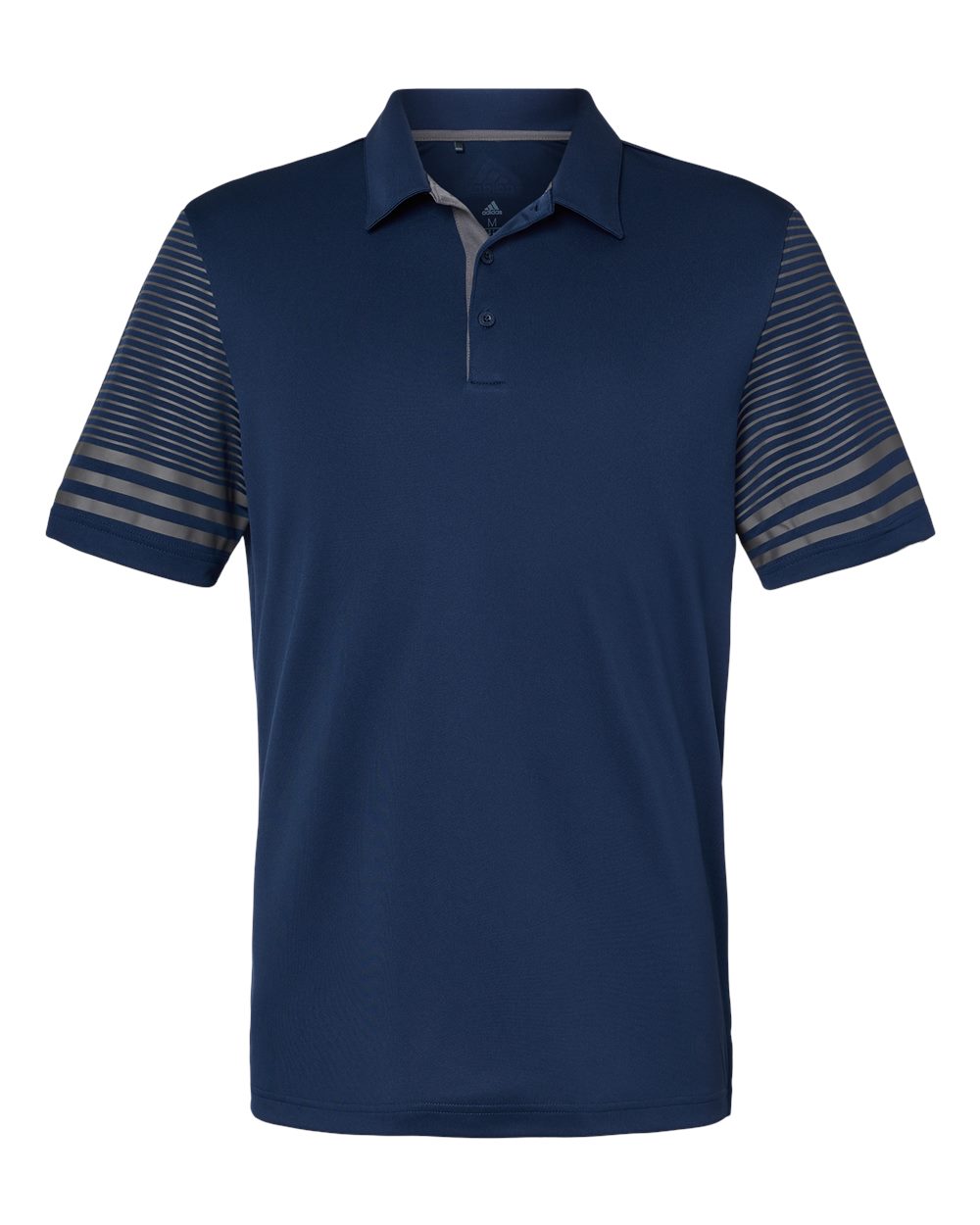 Men's Striped Sleeve Polo - A490