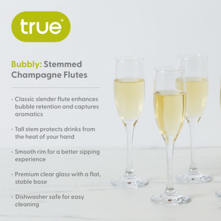 True® Stemmed Champagne Flute