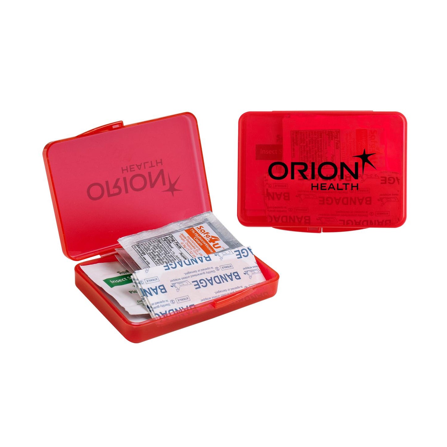 First Aid in Plastic Container