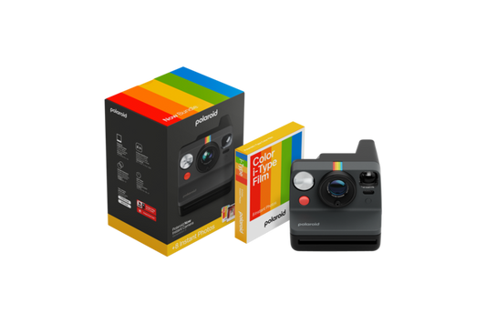 Polaroid Now Gen 3 i-Type Instant Camera + Film Bundle - Black