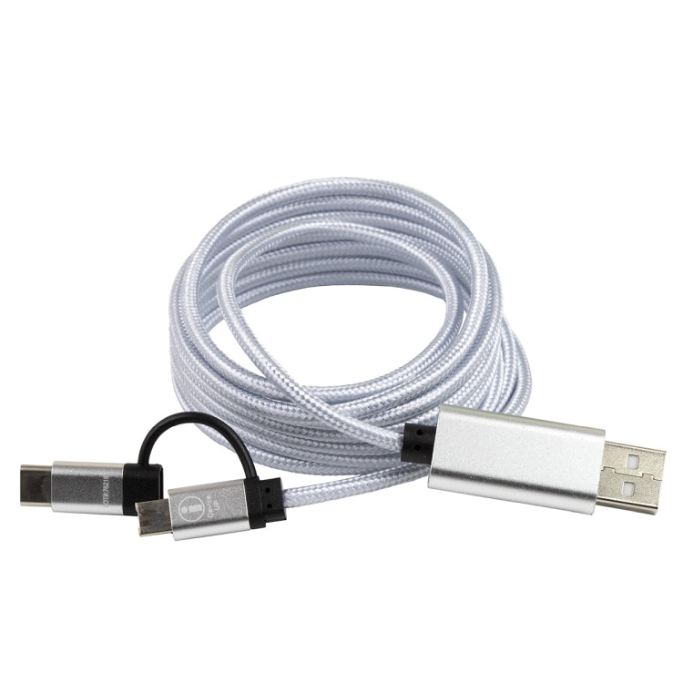 “OSLO” 5-in-1 Braided 6 Ft. Long Cell Phone Charging Cable