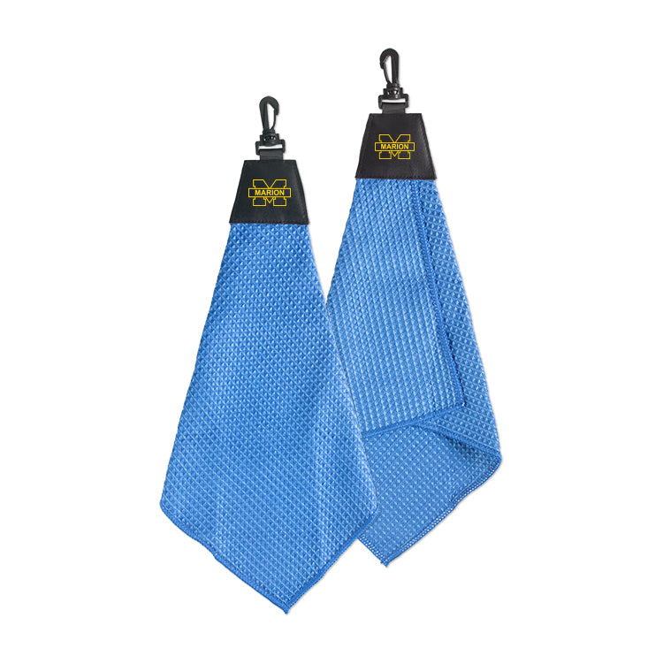 Tri-Fold Waffle Towel with Clip
