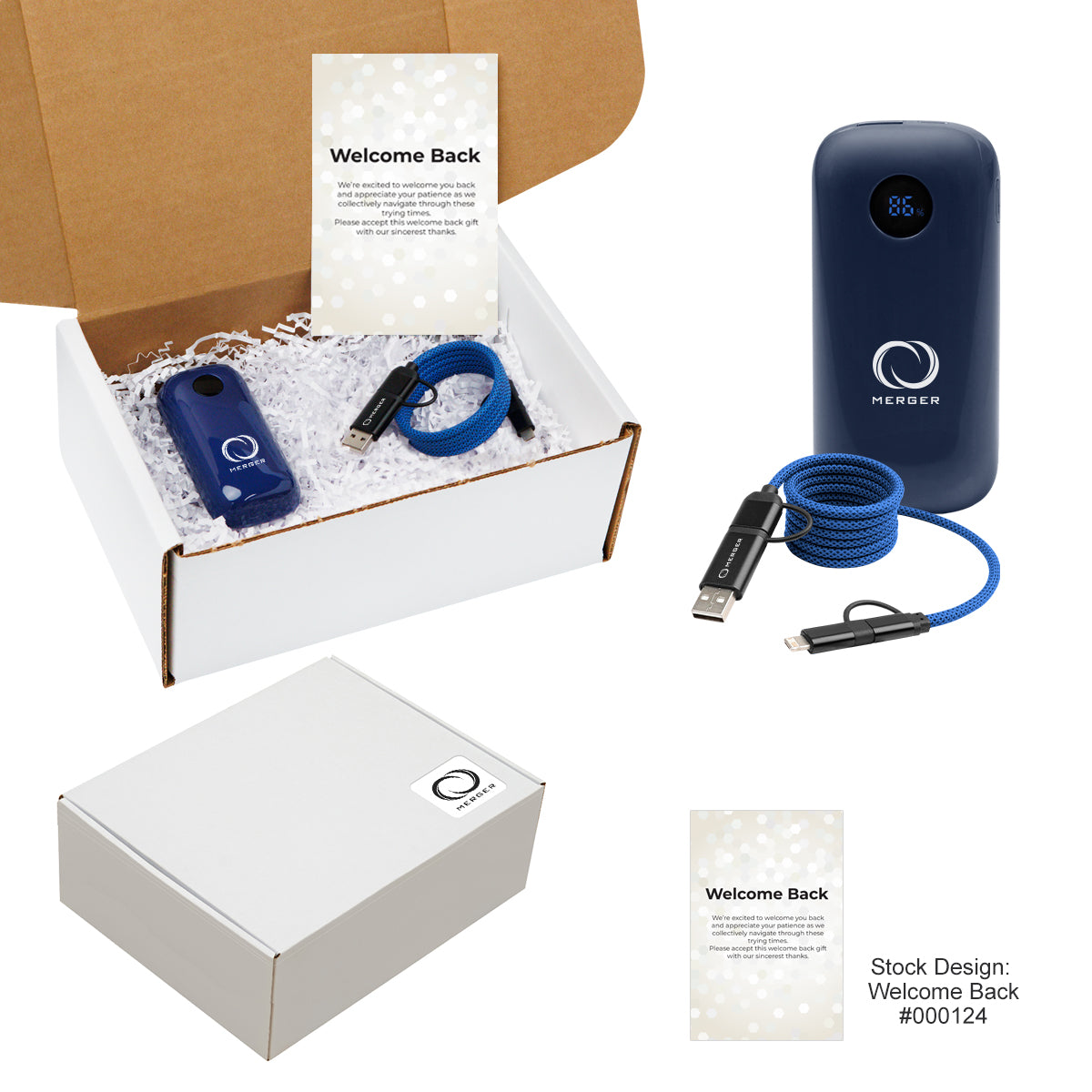 10,000 mAh Power Bank & Quick Charging Cable Kit