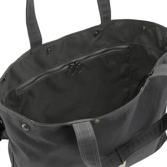 Front View of Gray Moop® Porter Tote
