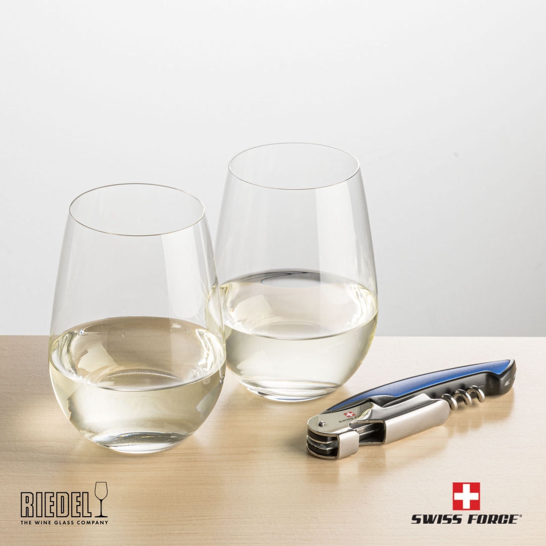 Swiss Force® Opener & RIEDEL Stemless Wine