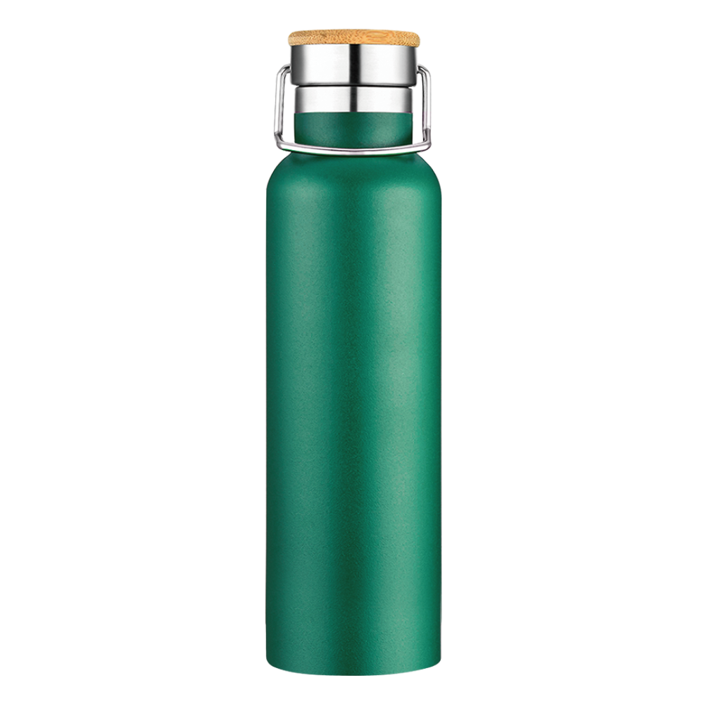 Smith 20oz Stainless Steel Bamboo Cap Water Bottle