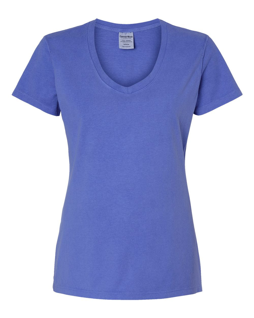 Women's Garment-Dyed V-Neck T-Shirt - GDH125