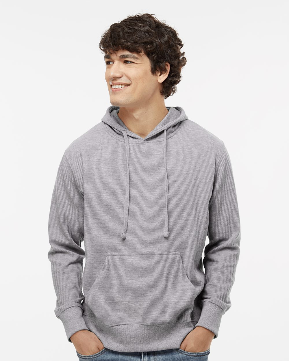 Men's Ripple Fleece Hooded Sweatshirt - 8706
