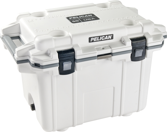 Pelican™ 50QT Cooler WHITE