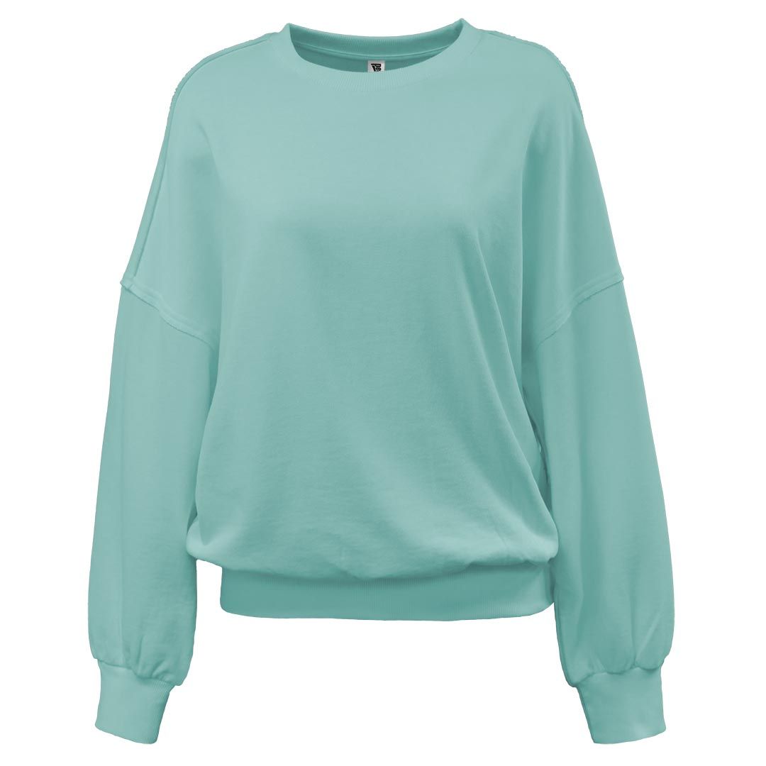 Womens Drop Shoulder Crew