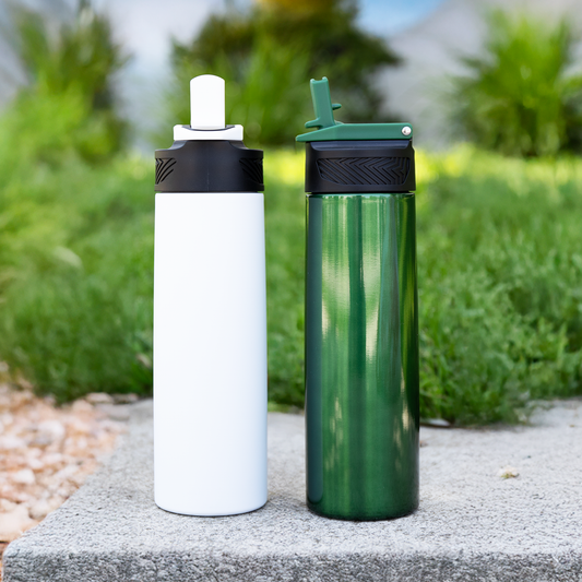 matte white 24 oz h2go watson