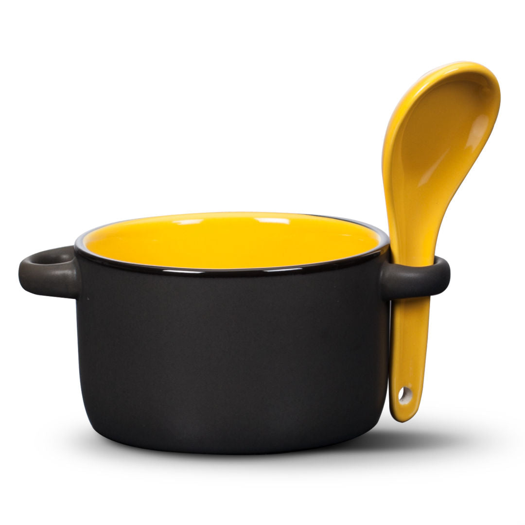 Merritt Soup Mug & Spoon - 12oz - Imprinted