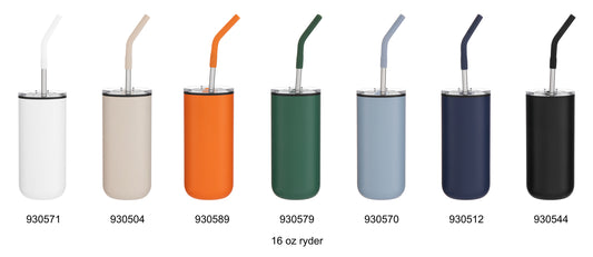 matte white 16 oz ryder