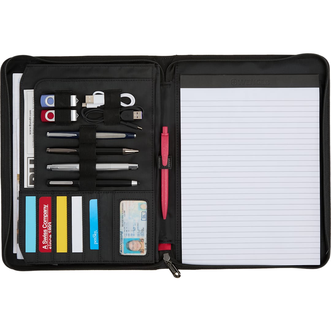 Wenger Recycled Zippered Padfolio