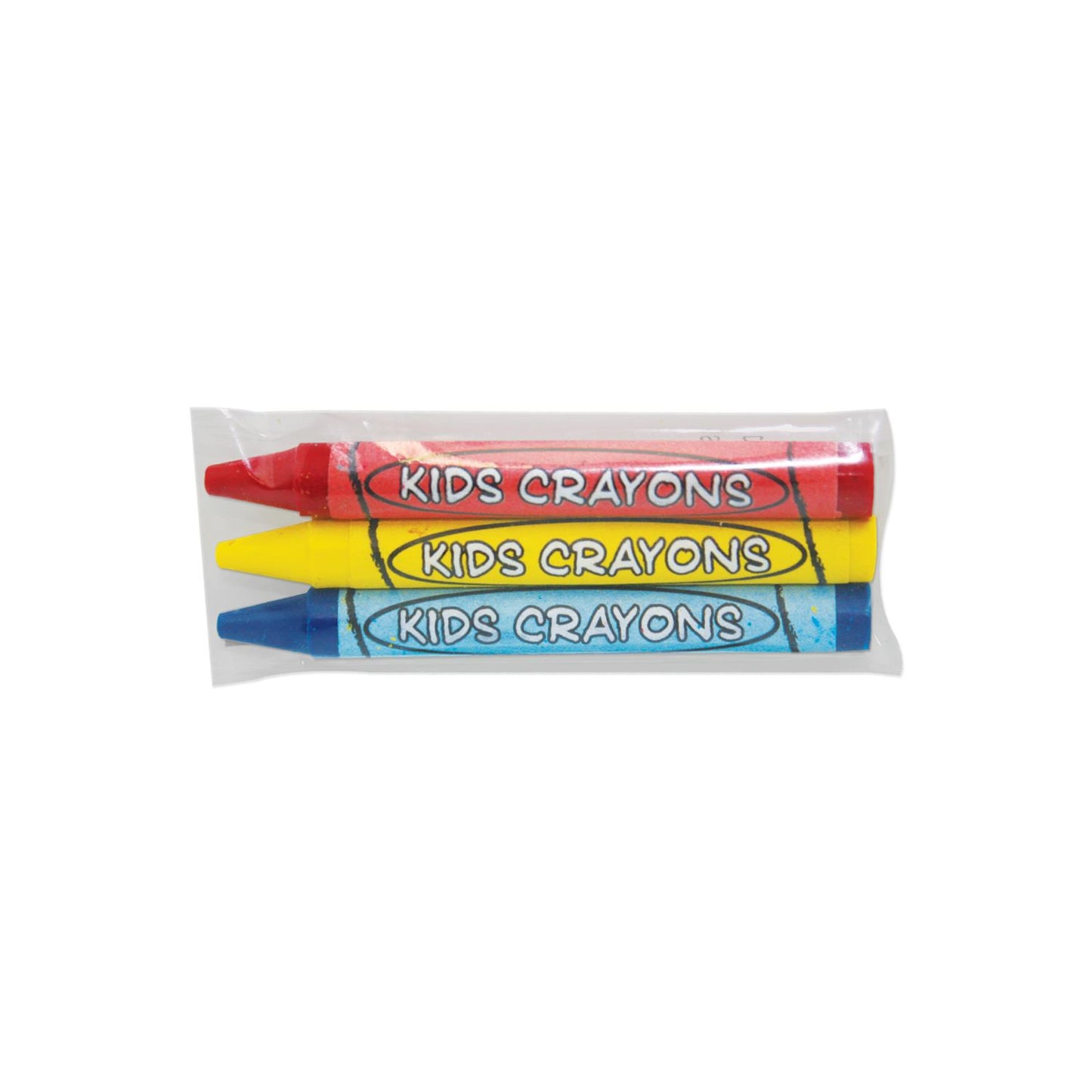 Multicolor 3 Pack Cello Wrapped Crayons