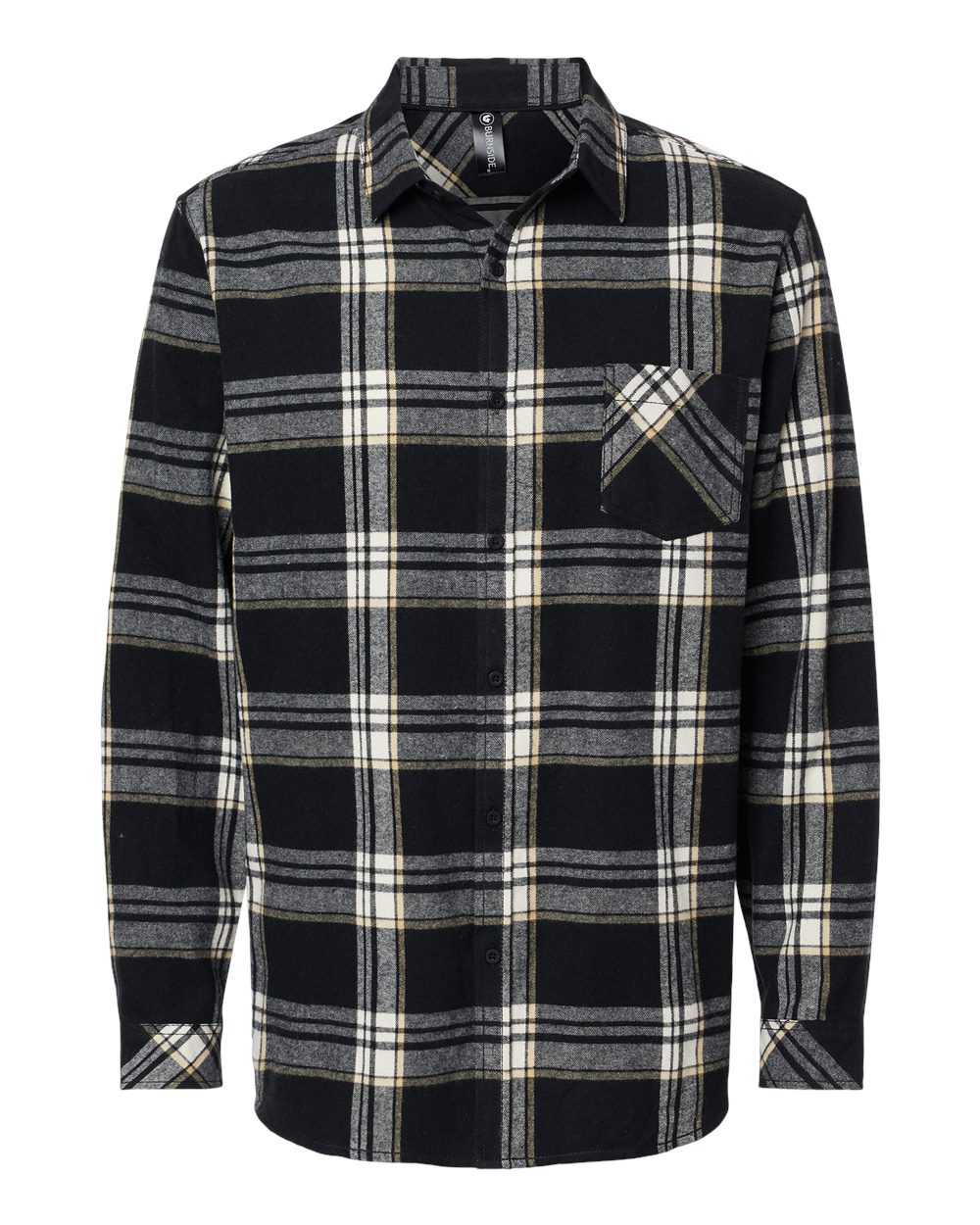 Men's Open Pocket Flannel Shirt - 8212