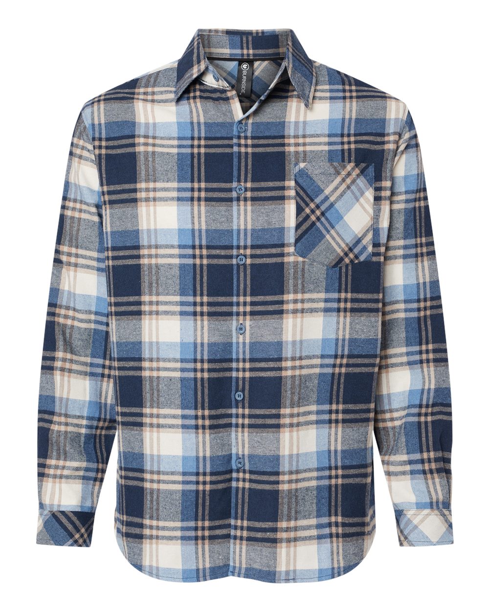 Men's Open Pocket Flannel Shirt - 8212