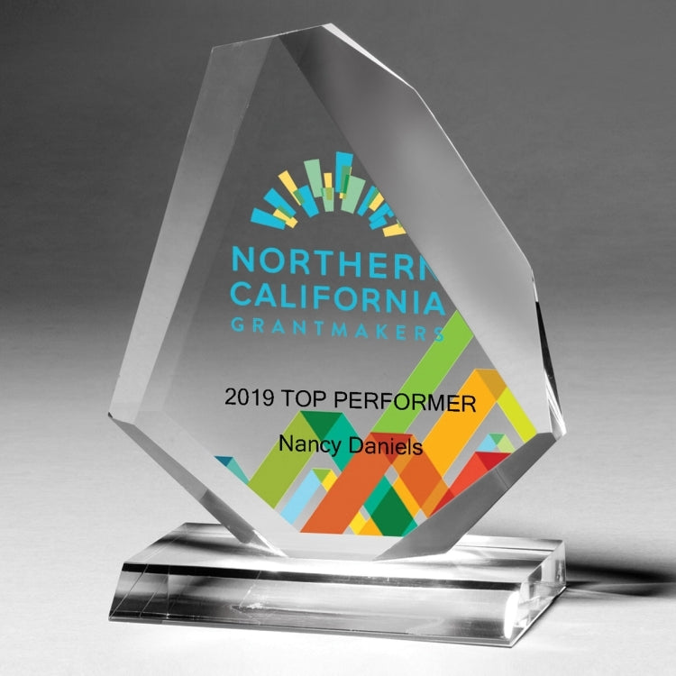 Beveled Diamond Award - 4 Color Process