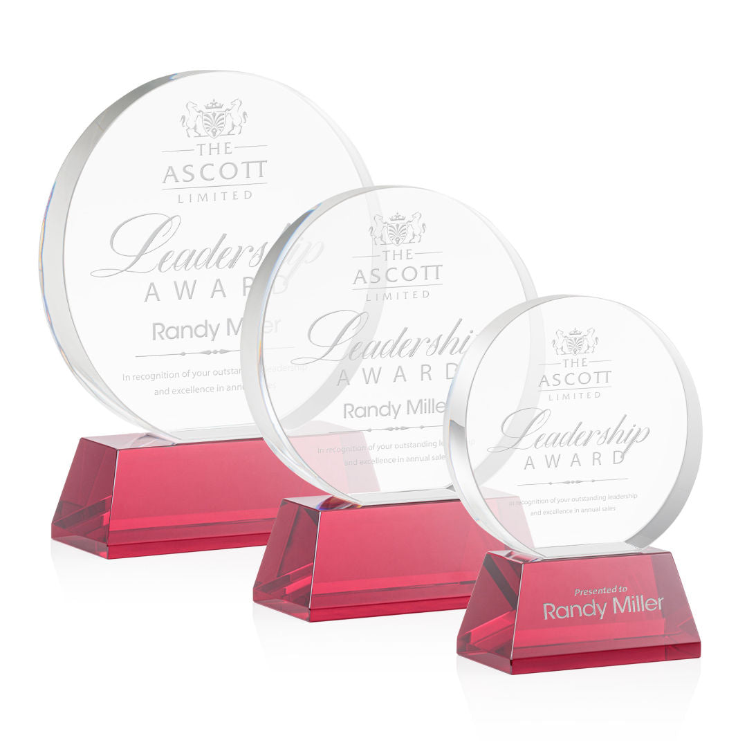 Glenwood Award on Base - Red