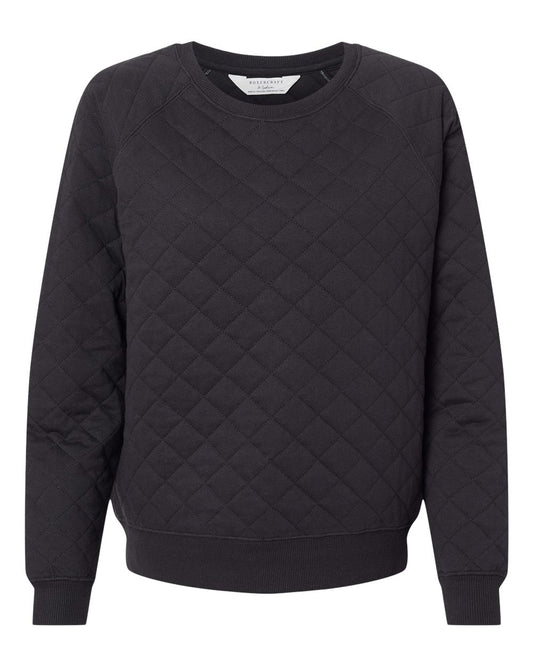 Women's Quilted Crewneck Pullover - R08