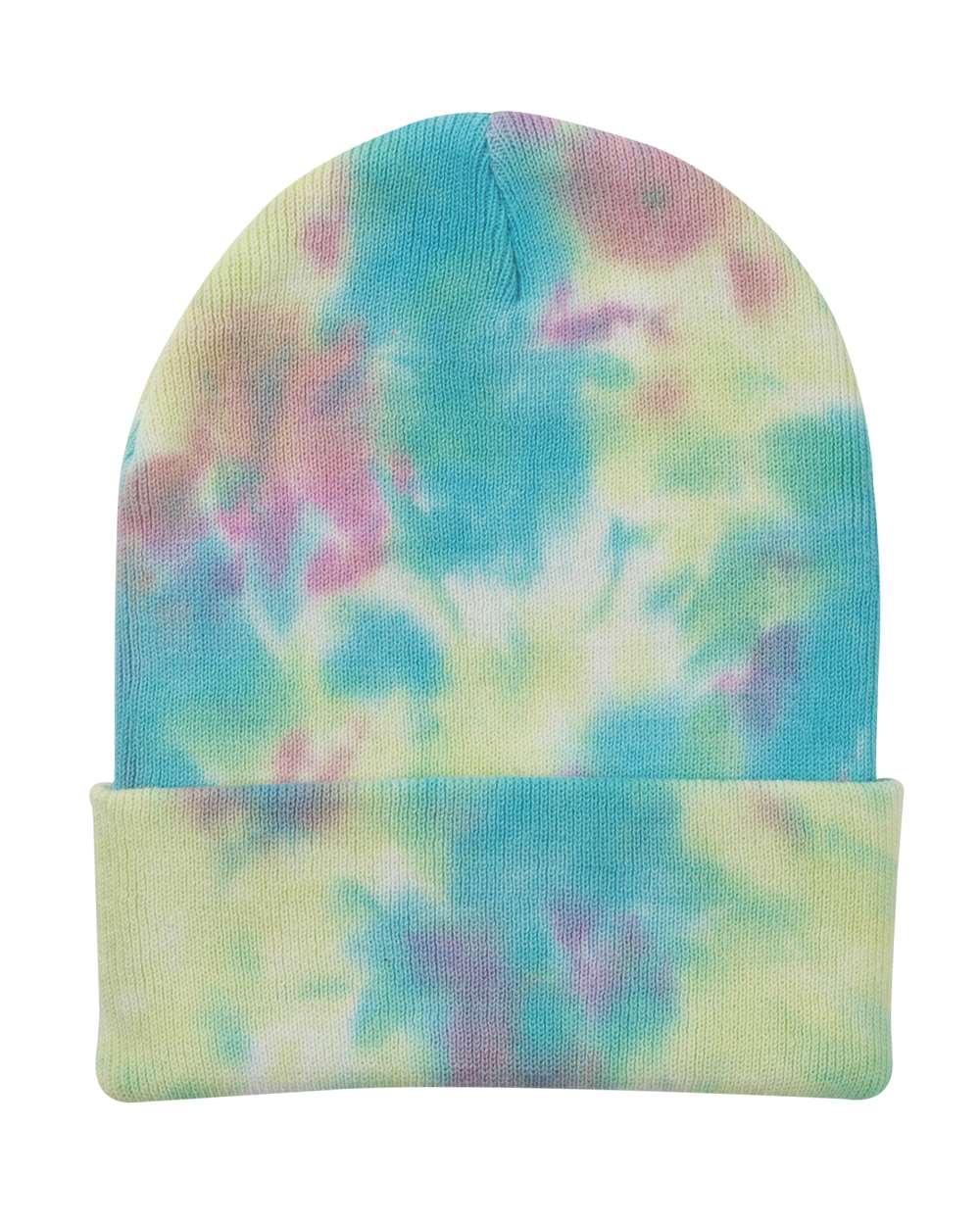 12" Tie-Dyed Cuffed Beanie - SP412