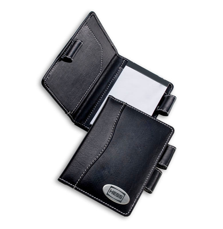 *CLOSEOUT* Insignia Black Leatherette Note Pad