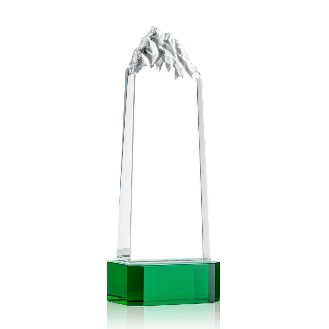 Himalayas VividPrint™ Award on Base - Green